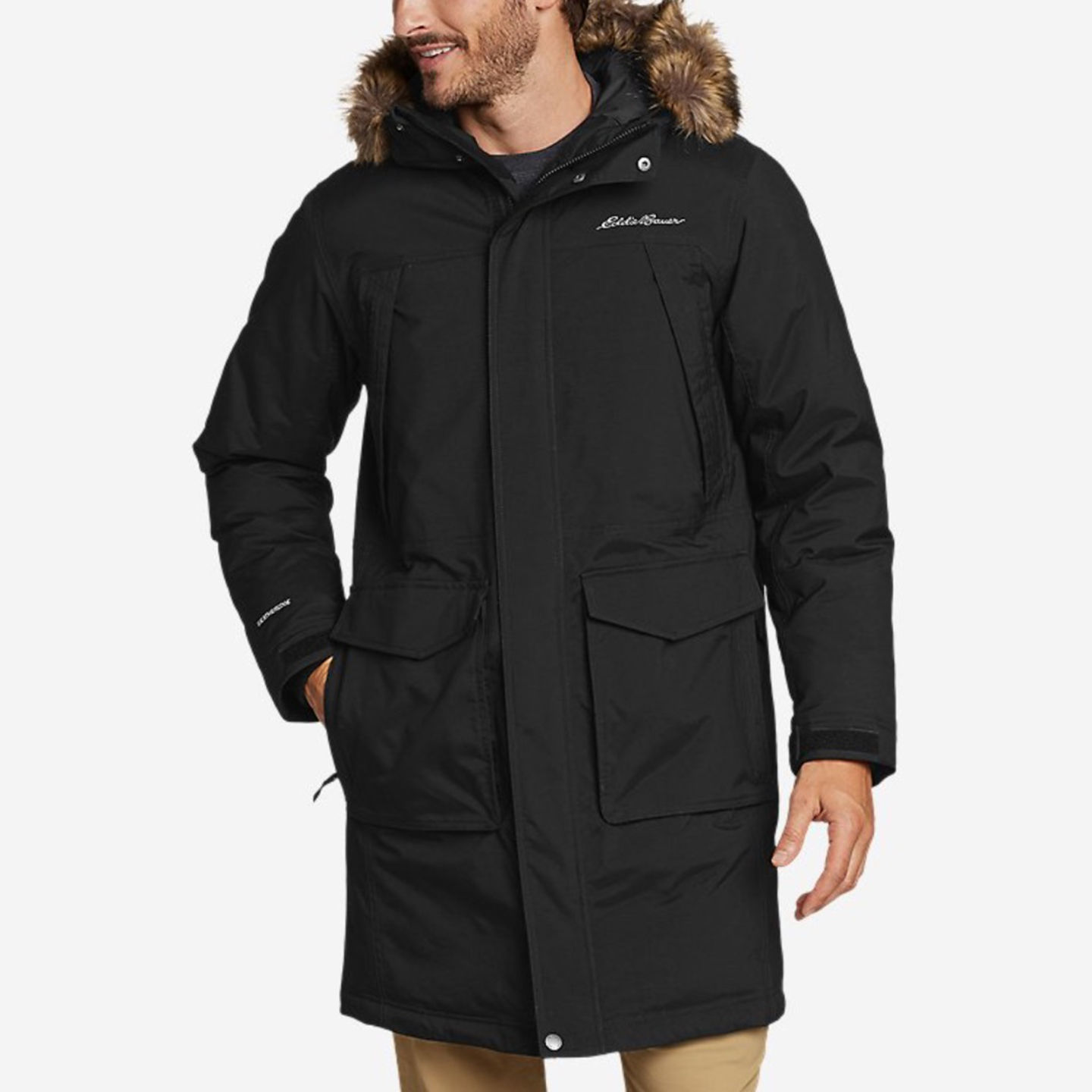 Men's Superior Down Stadium Coat, Eddie Bauer, $399